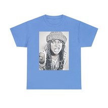 Erykah Badu Graphic Print Short Sleeve Crew Neck Unisex Heavy Cotton Tee Shirt - £9.87 GBP+