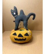 Lang Primitive Jack O’Lantern &amp; Black Cat with Bell - €18,66 EUR