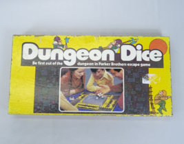 Vintage 1977 Parker Brothers Dungeon Dé Board Jeu Complet - £18.88 GBP