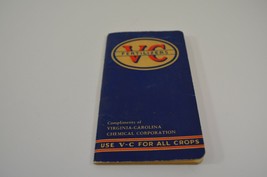 VC Fertilizer Memo Notepad Pocket Calendar 1938 1939 Muncy PA USA  - $14.49