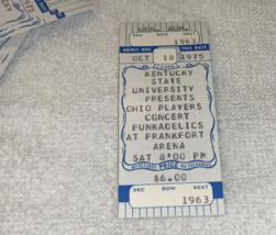 THE OHIO PLAYERS FUNKADELICS AT FRANKFORT VINTAGE UNUSED 1975 CONCERT TI... - $9.96