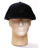 Reebok NFL Philadelphia Eagles Black Wool Blend Fitted Cap Hat Men&#39;s NWT - £27.90 GBP