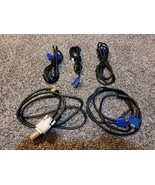 Lot of 5 VGA/DVI Cables 4 - VGA, 1 - DVI - $23.29 CAD