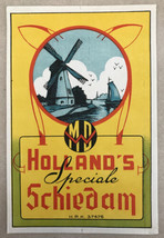 Vtg Holland’s Speciale Schiedam Wine Label - £785.60 GBP