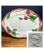 Franciscan Apple Turkey Serving Platter 14”x 10”Vintage Plate USA Earthe... - $19.86