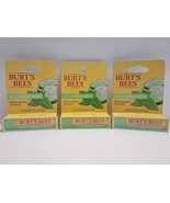 New Burt&#39;s Bees Cucumber Mint Moisturizing Lip Balm Lip Care 0.15 Oz 3 P... - £3.13 GBP