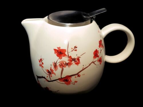 Primary image for Tea Forte PUGG Ceramic Teapot Infuser No Loose Lea Tea Basket Included EUC Pot