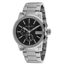 Gucci Men&#39;s G-Chrono Black Dial Watch - YA101204 - £1,169.02 GBP
