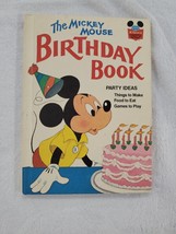 VINTAGE 1978 Disney Mickey Mouse Birthday Hardcover Book - $14.84