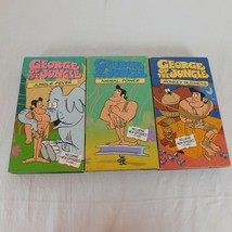 Lot of 3 George of Jungle Cartoon VHS Tapes Animal Power Fever Monkey Business - £15.46 GBP