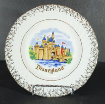 Vintage DISNEYLAND Castle 6.5&quot; Plate Souvenir Walt Disney Japan - $6.64