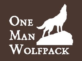 FUNNY T-SHIRT One Man Wolf Pack T-Shirt Camping Outdoors Nature Mens Kids TShirt - £10.18 GBP