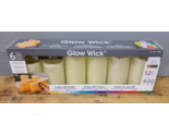 Glow Wick Color Changing Wax LED Candles, 6-Piece Set 8 Different Color - £39.59 GBP