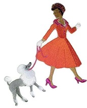 BeyondVision Amazing Custom Dog [ French Fashionista and Poodle] Embroidered Iro - £15.42 GBP