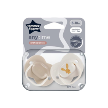Tommee Tippee Anytime Soothers, Symmetrical Orthodontic 6-18M, Pack of 2... - £62.93 GBP