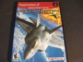 Ace Combat 04 Shattered Skies (Sony PlayStation 2, 2001) PS2 Case Manual &amp; Disc - £14.64 GBP