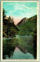 Eagle River Profile Lake Franconia Notch New Hampshire NH 1922 WB Postca... - £2.30 GBP