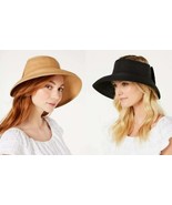 International Concepts Packable Roll-up Sun Visor Hat with Bow - £9.03 GBP