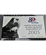  MINT STATE COINS 2005 SILVER QUARTER PROOF SET, 90% silver coins  - $31.00
