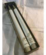 Set Of 2 Vintage Amber-Glo Everlasting 12” White Refillable Candles - €20,28 EUR