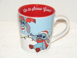 Nwot Disney Lilo &amp; Stitch Image Holiday &quot;Up To Snow Good&quot; Coffee Mug (GB12) Euc - £11.79 GBP