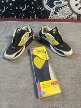 Nike Air Max 90 Men&#39;s Sneakers Black Gray Volt Green 325018-095 Size 8.5 - £24.86 GBP