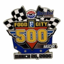 2006 Food City 500 Bristol Speedway Tennessee Race NASCAR Racing Lapel Pin - $7.95