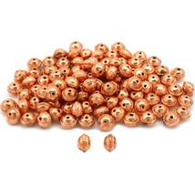 Saucer Bali Beads Copper Plated Parts 8.5mm Approx 100 - $17.20