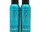 Sexy Hair Healthy Re-Dew Conditioning Dry Oil &amp; Restyler 5.1 oz-Pack of 2 - £28.44 GBP