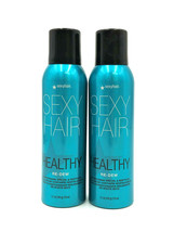 Sexy Hair Healthy Re-Dew Conditioning Dry Oil &amp; Restyler 5.1 oz-Pack of 2 - £28.11 GBP