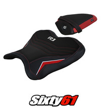 Yamaha YZF R1 2015-2021 2022 2023 Seat Cover Tappezzeria Comfort Red White SE - £218.75 GBP