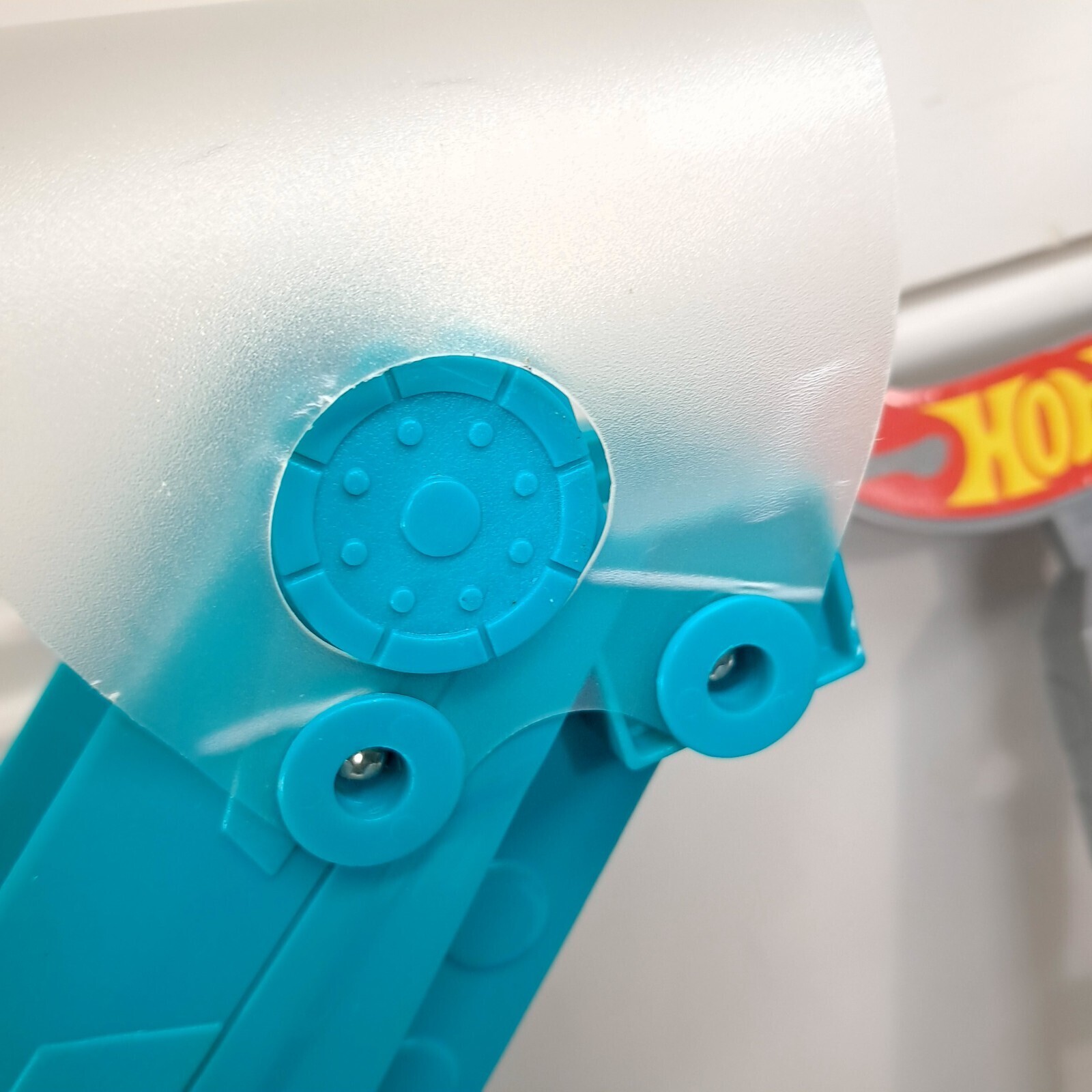 Hot Wheels Motorized Mega Garage Playset teal ramp sign car track PARTS Vintage Item image 5