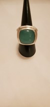 DAVID YURMAN ALBION GLASS RING - GREEN - SIZE 6-3/4 - 925 STERLING NWOT - $1,500.00