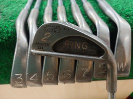 Ping Karsten III Black Dot Golf Iron Set 2,3-PW No 9 Iron Regular Steel ... - $1,426.59 MXN