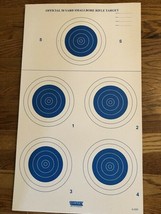 A-23/5 NRA - 50 Yard Smallbore Rifle Target - blue bull&#39;s eye on Tagboar... - £24.00 GBP