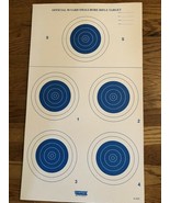 A-23/5 NRA - 50 Yard Smallbore Rifle Target - blue bull&#39;s eye on Tagboar... - £24.17 GBP