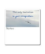 15X15cm Positive thought Fridge magnet with space for own notes  - $11.96 CAD