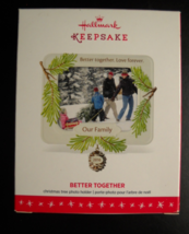 Hallmark Keepsake Christmas Ornament 2016 Better Together Photo Holder Boxed - £15.92 GBP