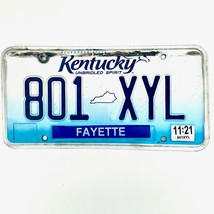 2021 United States Kentucky Fayette County Passenger License Plate 801 XYL - £13.27 GBP