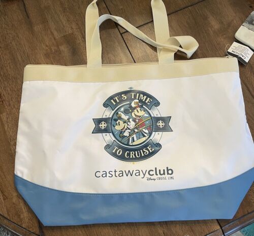 DISNEY CRUISE  LINE 25th Anniversary Castaway Club Member Beach Tote Bag - NWT - $25.70