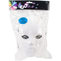 Mask-It Full Male Face Form 8.5&quot;-White - £12.63 GBP
