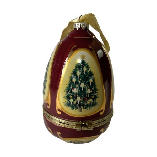 Mr. Christmas Battery Operated Musical Hinged Christmas Ornament Silent Night EC - $12.38