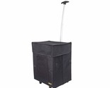 dbest products Bigger Smart Cart, Black Collapsible Rolling Utility Cart... - $39.99