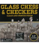 Cardinal Games Chess &amp; Checkers Set With 9 Glass Board - $21.77