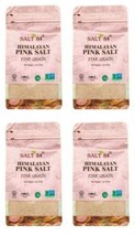 Lot 4 x SALT84 Himalayan Pink Salt Fine Grain Vegan Kosher Halal 1 LB/Ba... - $29.69