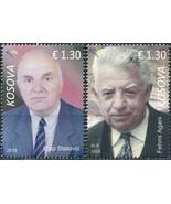 Kosovo 2018. Famous people of Kosovo (MNH OG) Set of 2 stamps - £6.05 GBP