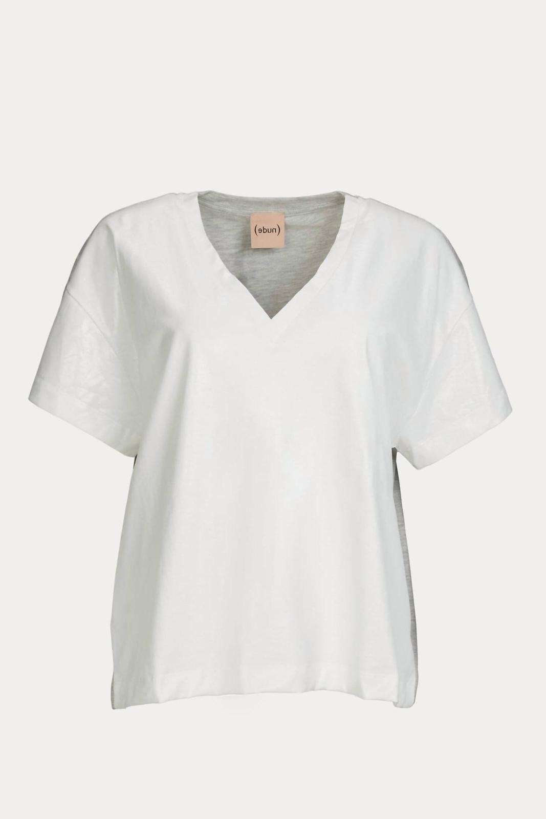 Nude T-Shirt White/grey - $91.00