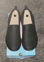 Skechers Women&#39;s Black Air-Cooled Memory Foam Slip-On Shoes Slip On Size 11 - £14.69 GBP