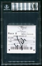 Mike Smith Signed Zenyatta 2010 Vanity Hcap Ticket Record 17TH Straight Win Bas - £195.83 GBP