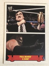 Paul Bearer And Kane 2012 Topps WWE wrestling trading Card #10 - £1.54 GBP